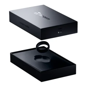 Hardware Wallet Ring mit NFC-Verbindung zum Smartphone für sichere Krypto-Transaktionen